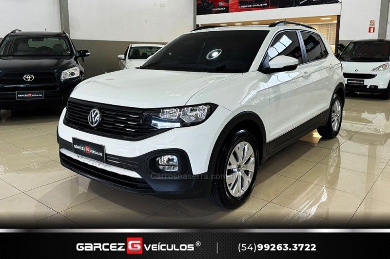 VOLKSWAGEN T-CROSS 1.0 TSI 200 SENSE 2020/2021 GARCEZ VEÍCULOS BENTO GONÇALVES / Carros no Vale