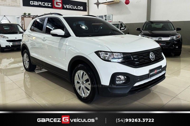 VOLKSWAGEN T-CROSS 1.0 TSI 200 SENSE 2020/2021 GARCEZ VEÍCULOS BENTO GONÇALVES / Carros no Vale