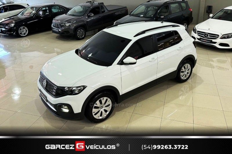 VOLKSWAGEN T-CROSS 1.0 TSI 200 SENSE 2020/2021 GARCEZ VEÍCULOS BENTO GONÇALVES / Carros no Vale