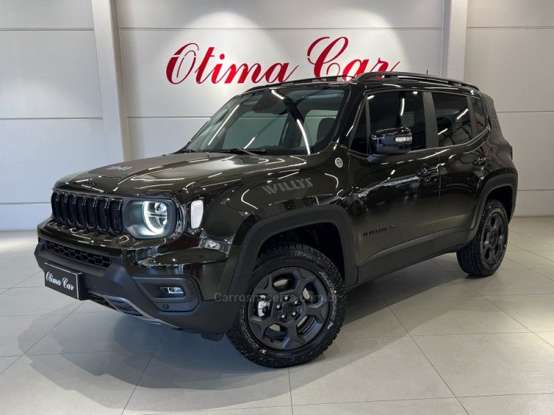 JEEP RENEGADE 1.3 16V WILLYS T270 4X4 TURBO   2024/2025 ÓTIMA CAR FLORES DA CUNHA / Carros no Vale