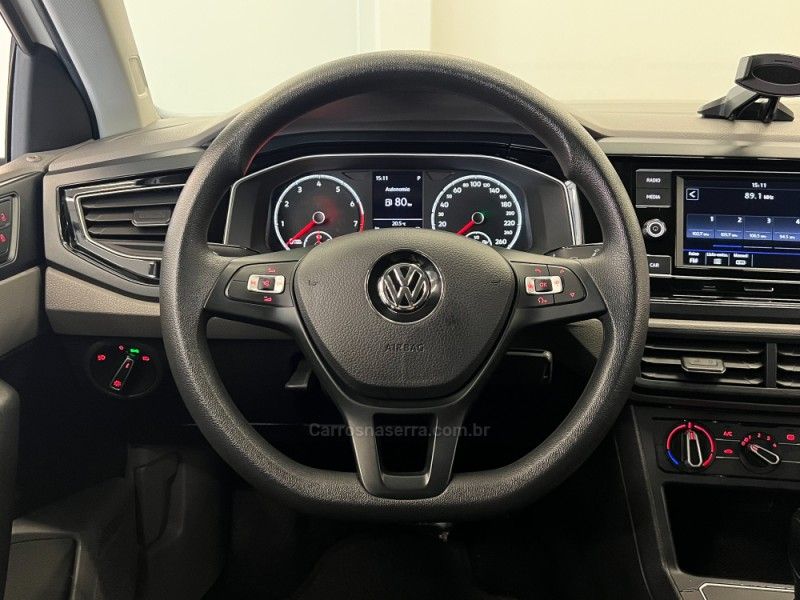 VOLKSWAGEN POLO 1.0 200 TSI COMFORTLINE 2020/2021 ÓTIMA CAR FLORES DA CUNHA / Carros no Vale