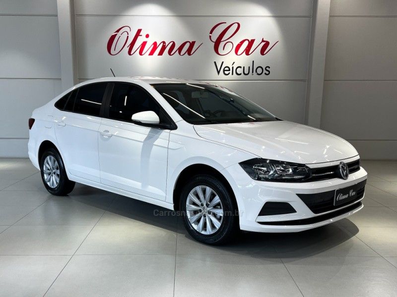 VOLKSWAGEN VIRTUS 1.6 MSI TOTAL 2019/2020 ÓTIMA CAR FLORES DA CUNHA / Carros no Vale