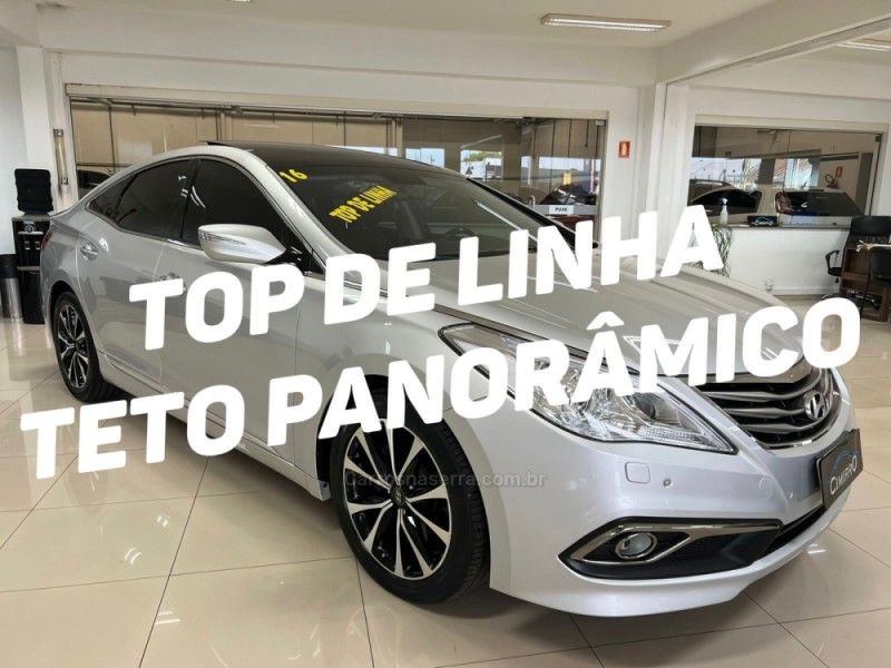 HYUNDAI AZERA 3.0 MPFI GLS V6 24V 2015/2016 CIMIRRO AUTOMÓVEIS TAQUARA / Carros no Vale