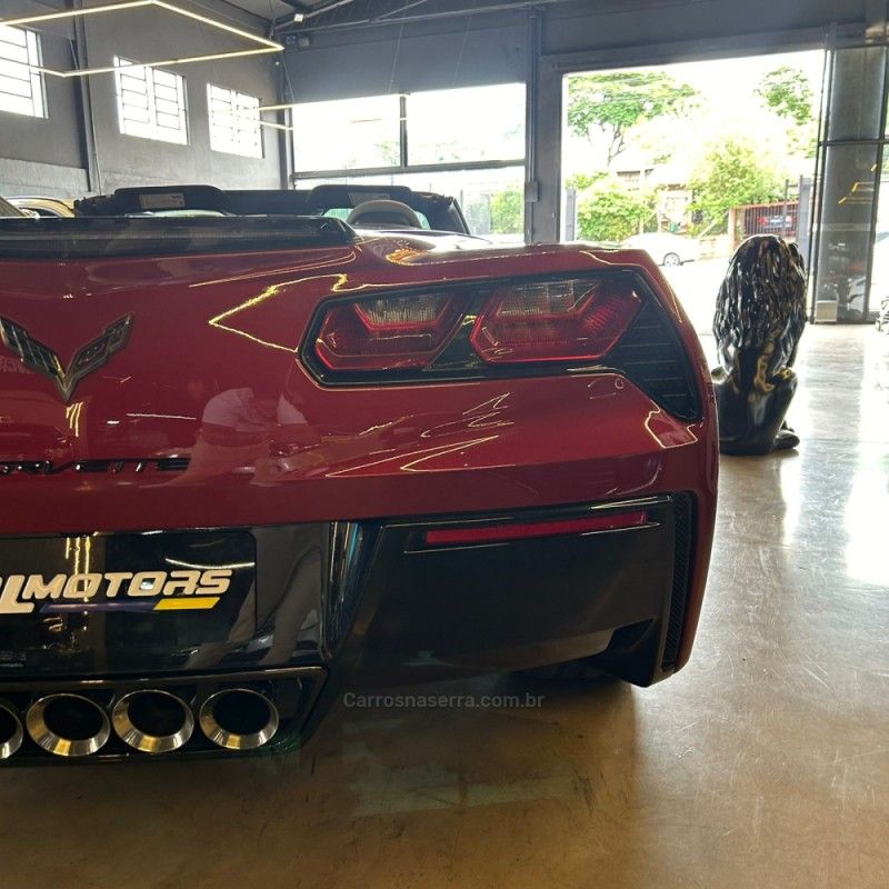 CHEVROLET CORVETTE 6.2 STINGRAY CONVERSÍVEL V8 2014/2014 DL MOTORS LAJEADO / Carros no Vale