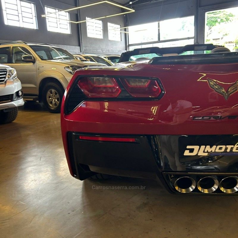 CHEVROLET CORVETTE 6.2 STINGRAY CONVERSÍVEL V8 2014/2014 DL MOTORS LAJEADO / Carros no Vale