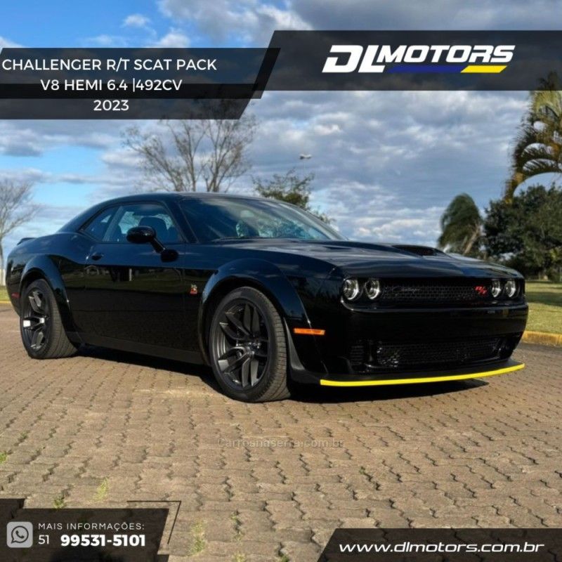 DODGE CHALLENGER 6.4 SRT8 HEMI V8 16V 2019/2019 DL MOTORS LAJEADO / Carros no Vale