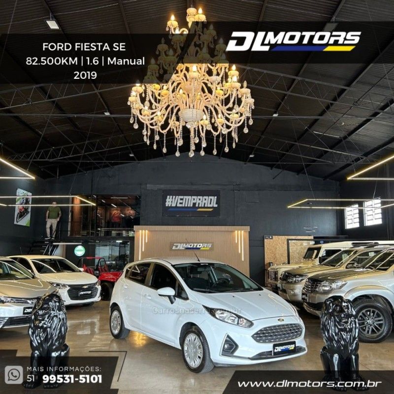 FORD FIESTA 1.6 SE HATCH 16V 2019/2019 DL MOTORS LAJEADO / Carros no Vale