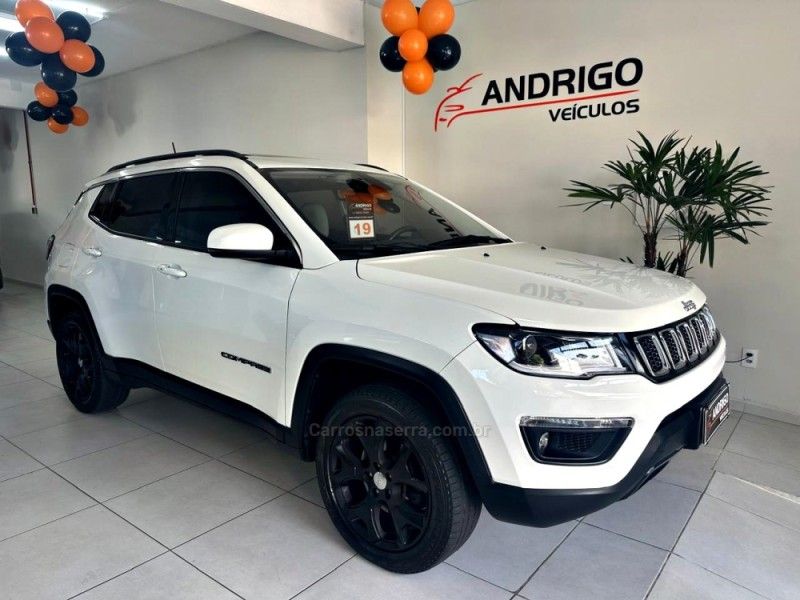 JEEP COMPASS 2.0 16V LONGITUDE 4X4 2018/2019 ANDRIGO VEÍCULOS CAXIAS DO SUL / Carros no Vale