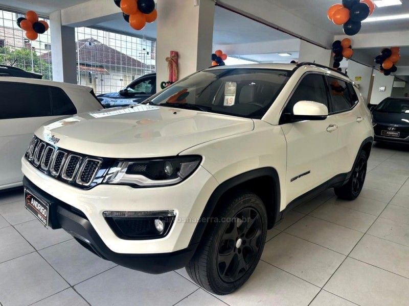 JEEP COMPASS 2.0 16V LONGITUDE 4X4 2018/2019 ANDRIGO VEÍCULOS CAXIAS DO SUL / Carros no Vale