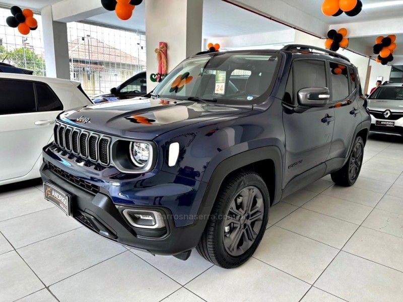 JEEP RENEGADE 1.3 LONGITUDE T270 16V TURBO 2023/2024 ANDRIGO VEÍCULOS CAXIAS DO SUL / Carros no Vale