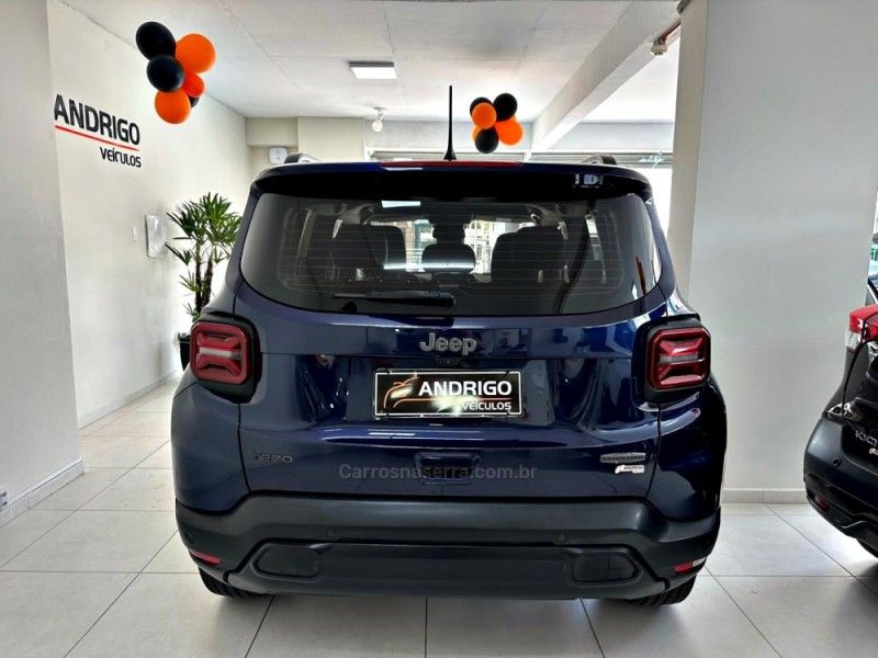 JEEP RENEGADE 1.3 LONGITUDE T270 16V TURBO 2023/2024 ANDRIGO VEÍCULOS CAXIAS DO SUL / Carros no Vale