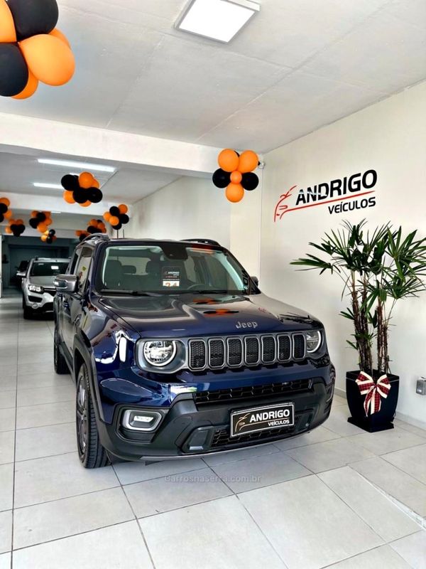 JEEP RENEGADE 1.3 LONGITUDE T270 16V TURBO 2023/2024 ANDRIGO VEÍCULOS CAXIAS DO SUL / Carros no Vale