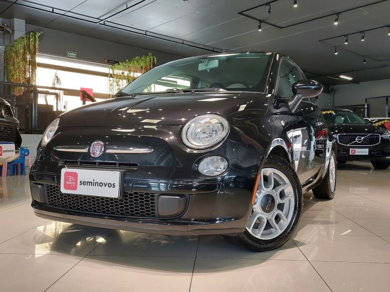 Fiat 500 1.4 CULT 8V FLEX 2P MANUAL 2011/2012 BETIOLO NOVOS E SEMINOVOS LAJEADO / Carros no Vale