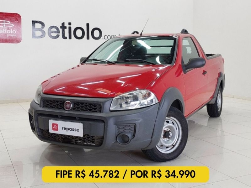 Fiat STRADA 1.4 MPI WORKING CS 8V FLEX 2P MANUAL 2015/2015 BETIOLO NOVOS E SEMINOVOS LAJEADO / Carros no Vale