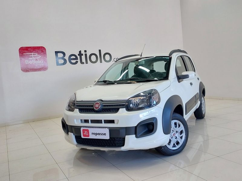 Fiat UNO 1.3 FIREFLY FLEX WAY 4P MANUAL 2019/2019 BETIOLO NOVOS E SEMINOVOS LAJEADO / Carros no Vale