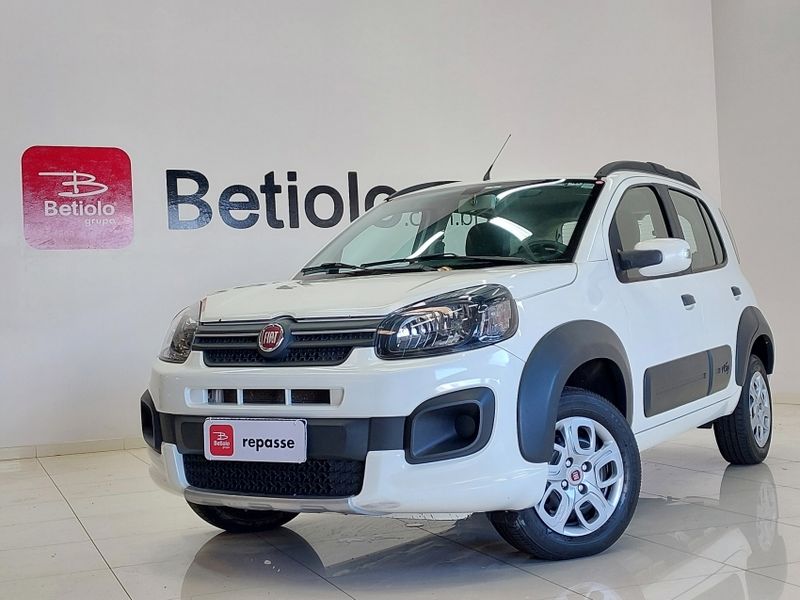 Fiat UNO 1.3 FIREFLY FLEX WAY 4P MANUAL 2019/2019 BETIOLO NOVOS E SEMINOVOS LAJEADO / Carros no Vale