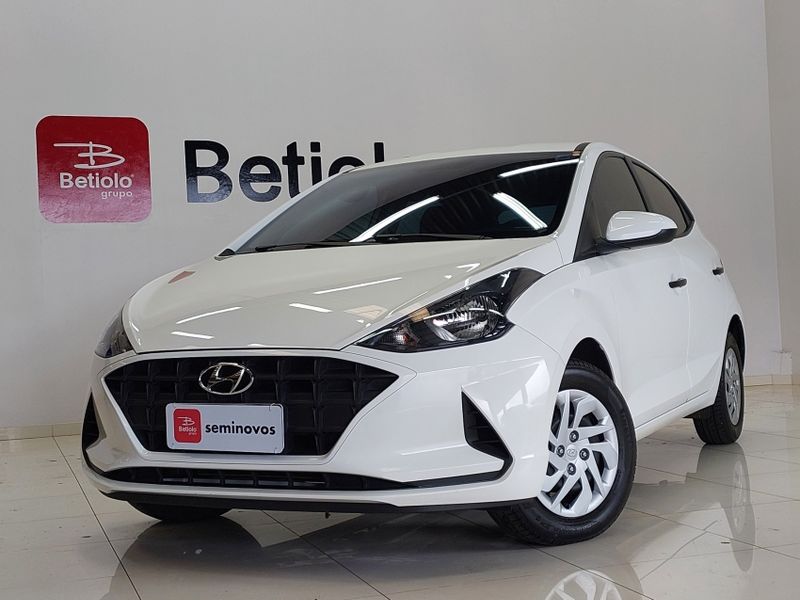 Hyundai HB20 1.0 12V FLEX SENSE MANUAL 2020/2021 BETIOLO NOVOS E SEMINOVOS LAJEADO / Carros no Vale