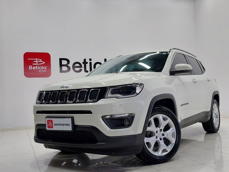 JEEP COMPASS 2.0 16V FLEX LONGITUDE AUTOMÁTICO 2020/2021 BETIOLO NOVOS E SEMINOVOS LAJEADO / Carros no Vale