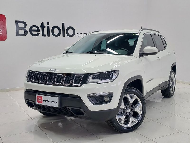 JEEP COMPASS 2.0 16V FLEX LONGITUDE AUTOMÁTICO 2019/2020 BETIOLO NOVOS E SEMINOVOS LAJEADO / Carros no Vale