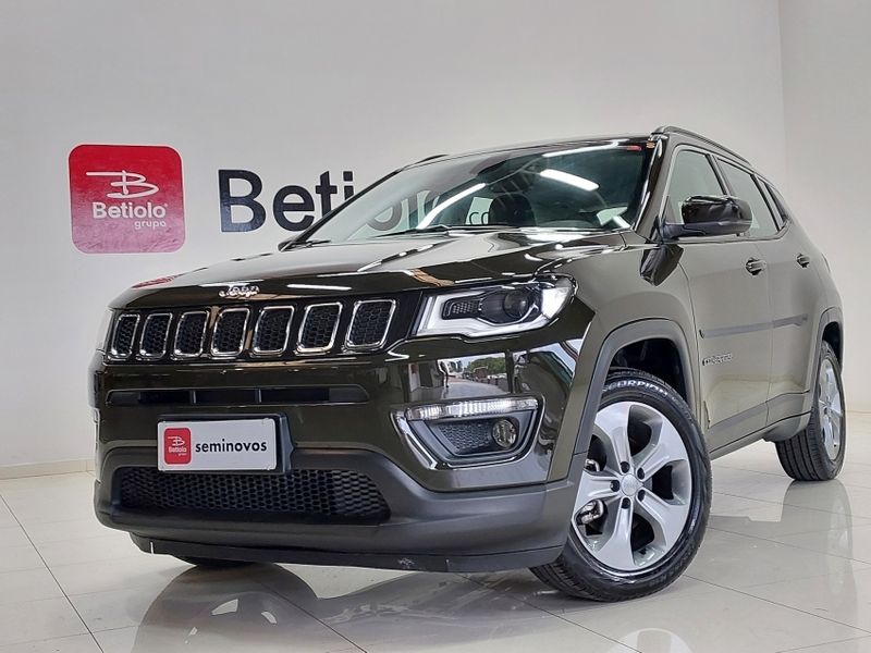 JEEP COMPASS 2.0 16V FLEX LONGITUDE AUTOMÁTICO 2017/2018 BETIOLO NOVOS E SEMINOVOS LAJEADO / Carros no Vale