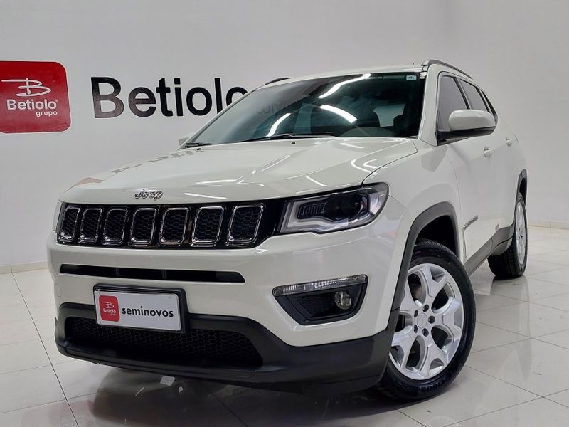 JEEP COMPASS 2.0 16V FLEX LONGITUDE AUTOMÁTICO 2020/2021 BETIOLO NOVOS E SEMINOVOS LAJEADO / Carros no Vale