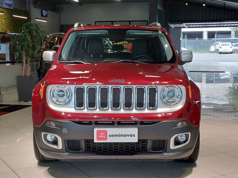 JEEP RENEGADE 1.8 16V FLEX LIMITED 4P AUTOMÁTICO 2017/2017 BETIOLO NOVOS E SEMINOVOS LAJEADO / Carros no Vale