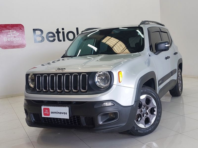 JEEP RENEGADE 1.8 16V FLEX SPORT 4P MANUAL 2015/2016 BETIOLO NOVOS E SEMINOVOS LAJEADO / Carros no Vale