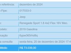 JEEP RENEGADE 1.8 16V FLEX SPORT 4P MANUAL 2018/2019 BETIOLO NOVOS E SEMINOVOS LAJEADO / Carros no Vale