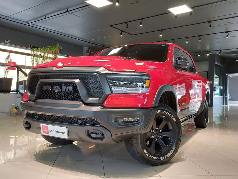 Ram 1500 5.7 V8 GASOLINA REBEL CD 4X4 AUTOMÁTICO 2022/2022 BETIOLO NOVOS E SEMINOVOS LAJEADO / Carros no Vale