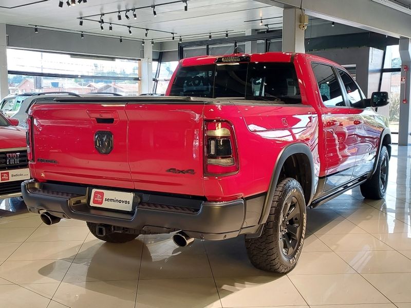 Ram 1500 5.7 V8 GASOLINA REBEL CD 4X4 AUTOMÁTICO 2022/2022 BETIOLO NOVOS E SEMINOVOS LAJEADO / Carros no Vale