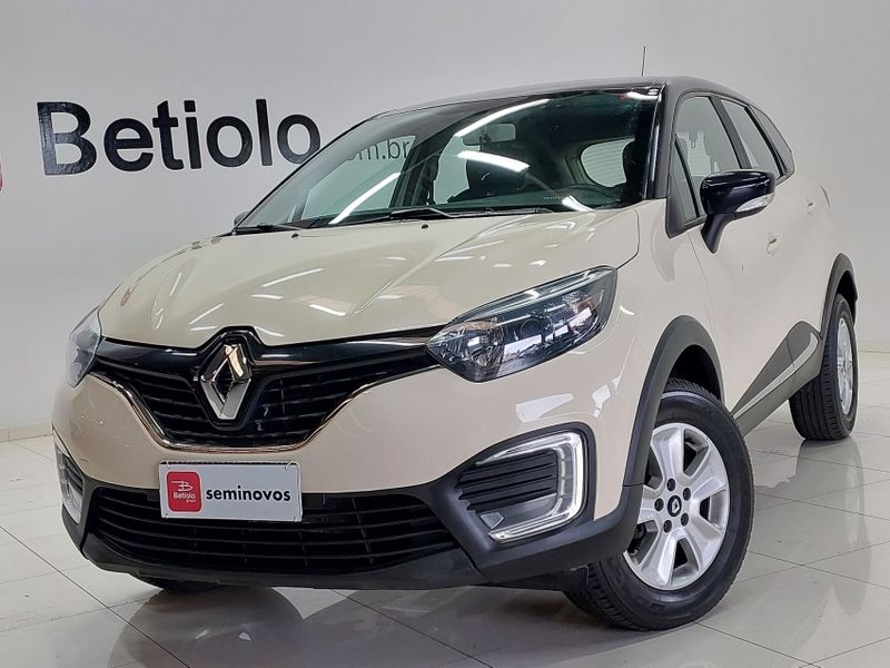 Renault CAPTUR 1.6 16V SCE FLEX LIFE X-TRONIC 2019/2019 BETIOLO NOVOS E SEMINOVOS LAJEADO / Carros no Vale