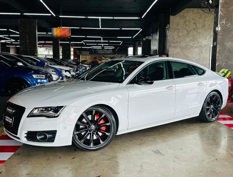 Audi A7 3.0 TFSI SPORTBACK AMBIENTE V6 GASOLINA 4P S-TRONIC 2014/2014 CASTELLAN E TOMAZONI MOTORS CAXIAS DO SUL / Carros no Vale