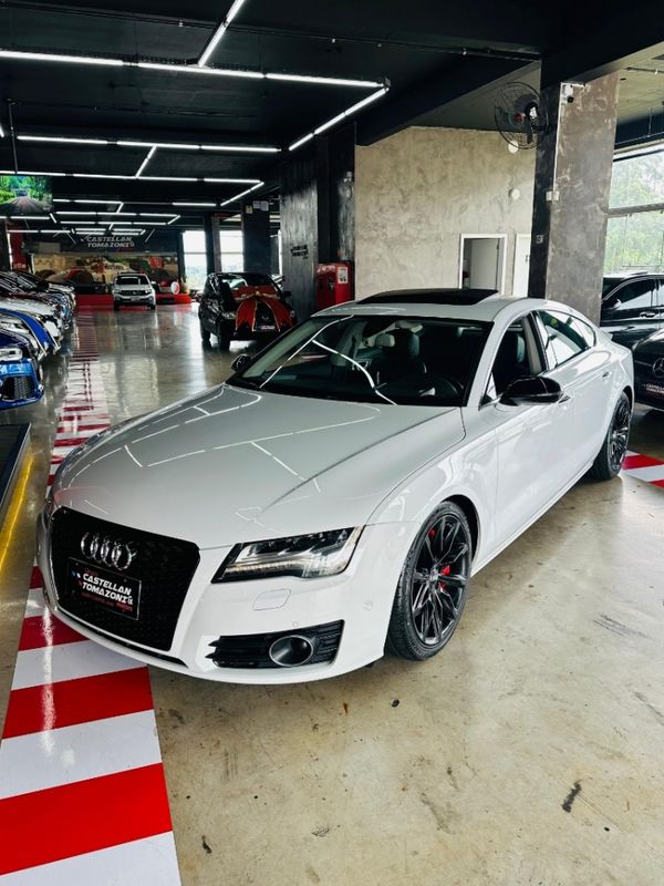 Audi A7 3.0 TFSI SPORTBACK AMBIENTE V6 GASOLINA 4P S-TRONIC 2014/2014 CASTELLAN E TOMAZONI MOTORS CAXIAS DO SUL / Carros no Vale