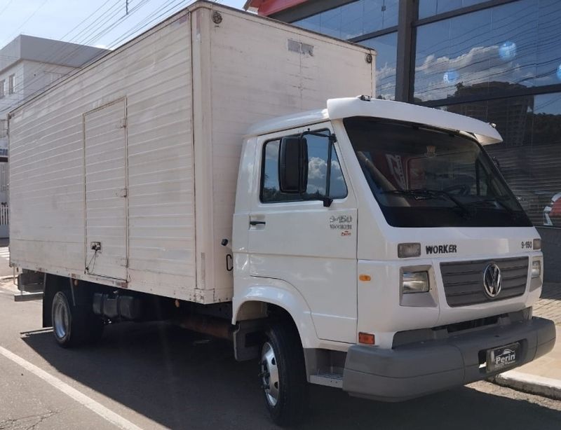 Volkswagen 9150 9-150 E Worker Baú 6,10 Mt 2008/2008 CAMINHÕES & CAMIONETAS PASSO FUNDO / Carros no Vale