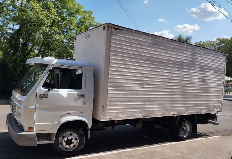 Volkswagen 9150 9-150 E Worker Baú 6,10 Mt 2008/2008 CAMINHÕES & CAMIONETAS PASSO FUNDO / Carros no Vale