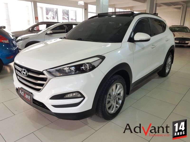 Hyundai TUCSON 1.6 16V T-GDI GASOLINA GLS ECOSHIFT 2017/2018 ADVANT AUTOMÓVEIS CAXIAS DO SUL / Carros no Vale