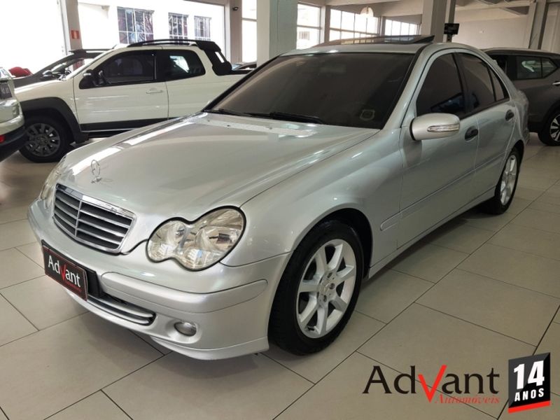 Mercedes-Benz C 180 K 1.8 CLASSIC KOMPRESSOR 16V 143 CV GASOLINA 4P AUTOMÁTICO 2006/2006 ADVANT AUTOMÓVEIS CAXIAS DO SUL / Carros no Vale