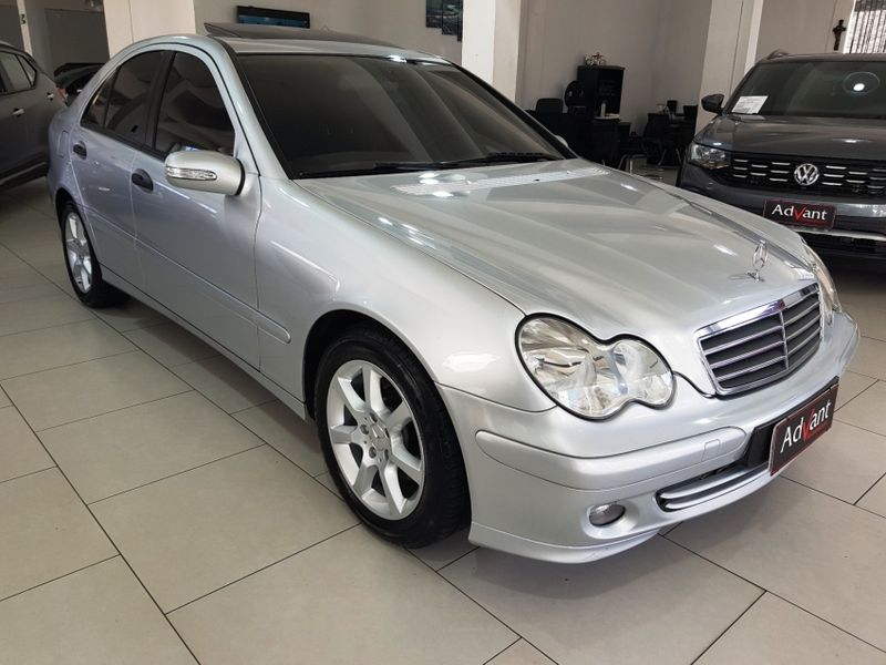 Mercedes-Benz C 180 K 1.8 CLASSIC KOMPRESSOR 16V 143 CV GASOLINA 4P AUTOMÁTICO 2006/2006 ADVANT AUTOMÓVEIS CAXIAS DO SUL / Carros no Vale