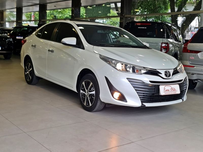 Toyota YARIS 1.5 16V FLEX SEDAN XLS MULTIDRIVE 2019/2019 CARRO DEZ NOVO HAMBURGO / Carros no Vale