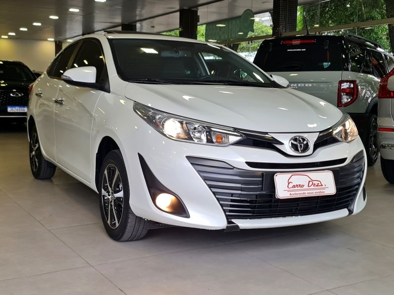 Toyota YARIS 1.5 16V FLEX SEDAN XLS MULTIDRIVE 2019/2019 CARRO DEZ NOVO HAMBURGO / Carros no Vale