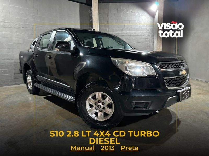 Chevrolet S10 2.8 LT 4X4 CD 16V TURBO DIESEL 4P MANUAL 2012/2013 CARRO AUTOMARCAS CAXIAS DO SUL / Carros no Vale