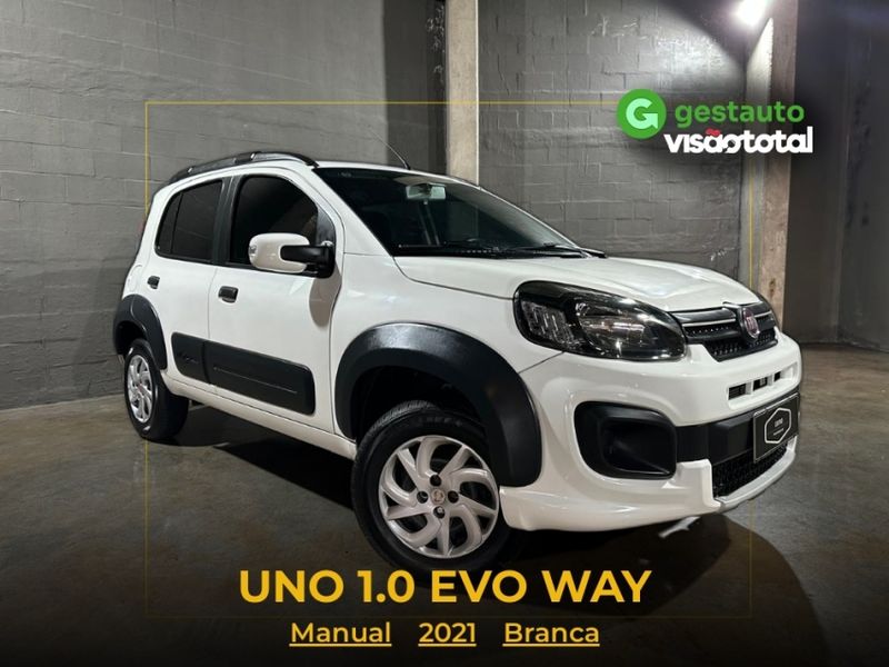 Fiat UNO 1.0 FIREFLY FLEX WAY 4P MANUAL 2020/2021 CARRO AUTOMARCAS CAXIAS DO SUL / Carros no Vale