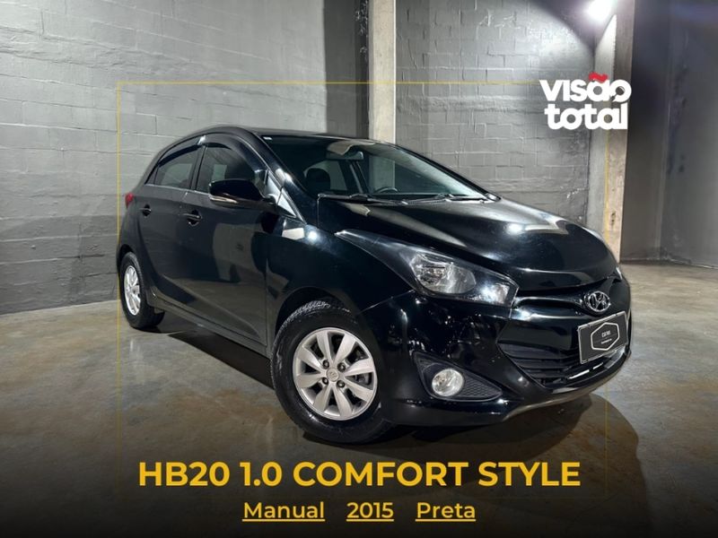 Hyundai HB20 1.0 COMFORT STYLE 12V FLEX 4P MANUAL 2014/2015 CARRO AUTOMARCAS CAXIAS DO SUL / Carros no Vale