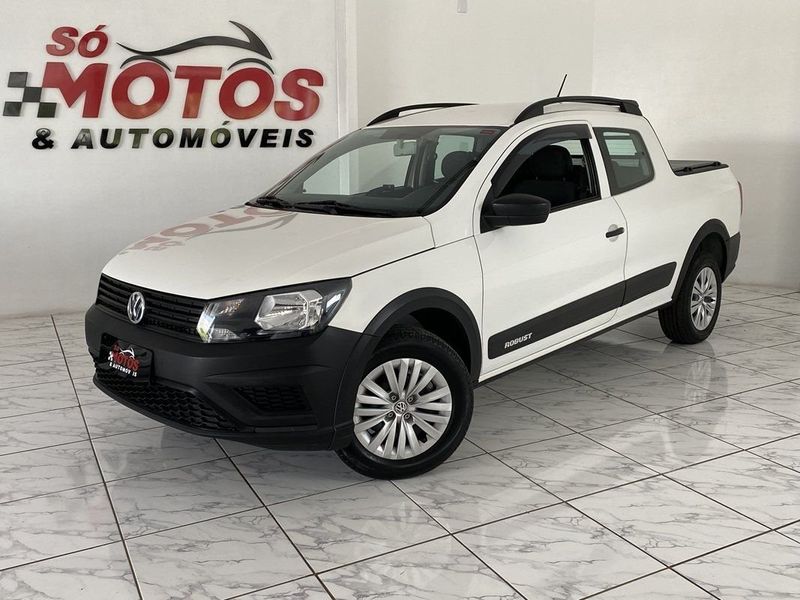 VOLKSWAGEN SAVEIRO ROBUST CD 1.6 2022 SÓ MOTOS E AUTOMÓVEIS SANTA CRUZ DO SUL / Carros no Vale