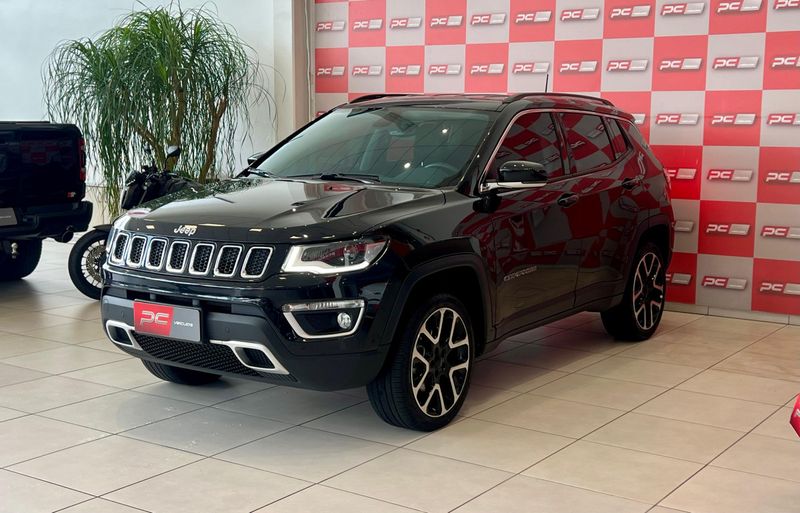 Jeep COMPASS LIMITED 2.0 4×4 16V 2020/2021 PC VEÍCULOS SANTA CRUZ DO SUL / Carros no Vale