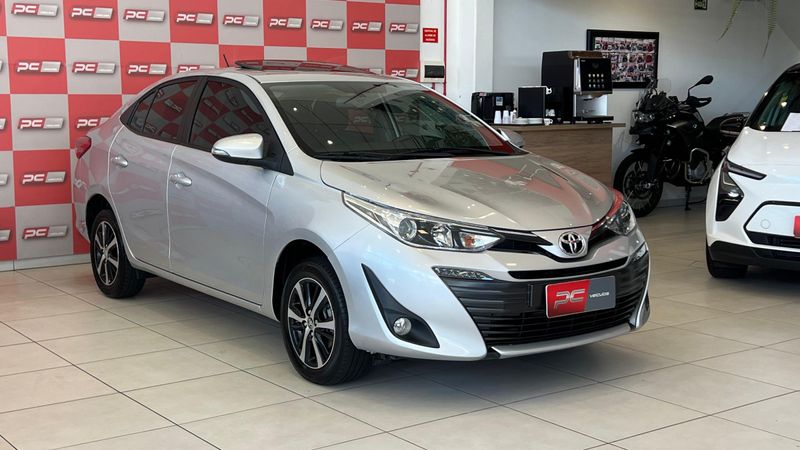 Toyota YARIS XLS Connect Sed 1.5 16V 2021/2022 PC VEÍCULOS SANTA CRUZ DO SUL / Carros no Vale