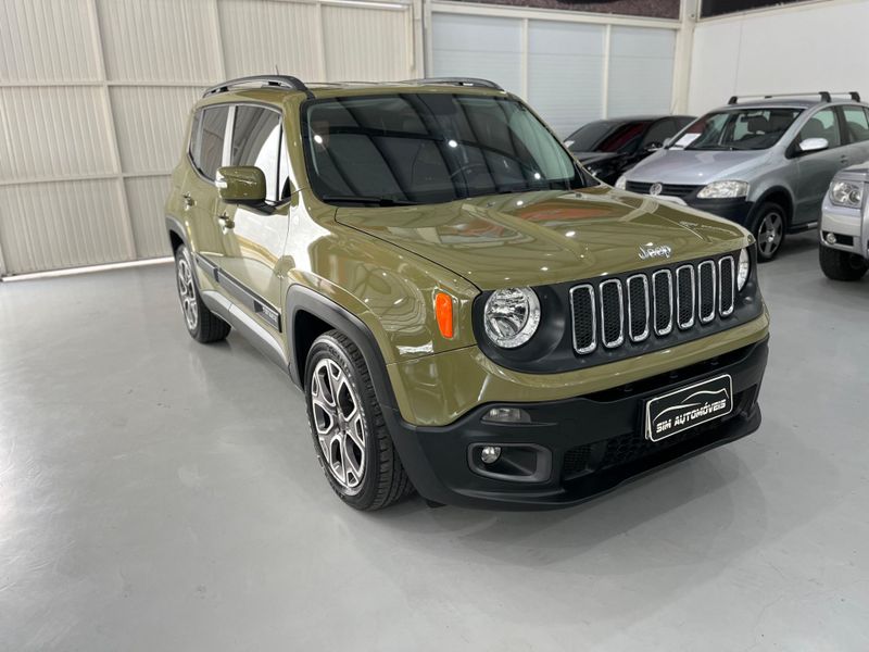 Jeep Renegade 1.8 16v Longitude 2015/2016 SIM AUTOMÓVEIS ROLANTE / Carros no Vale