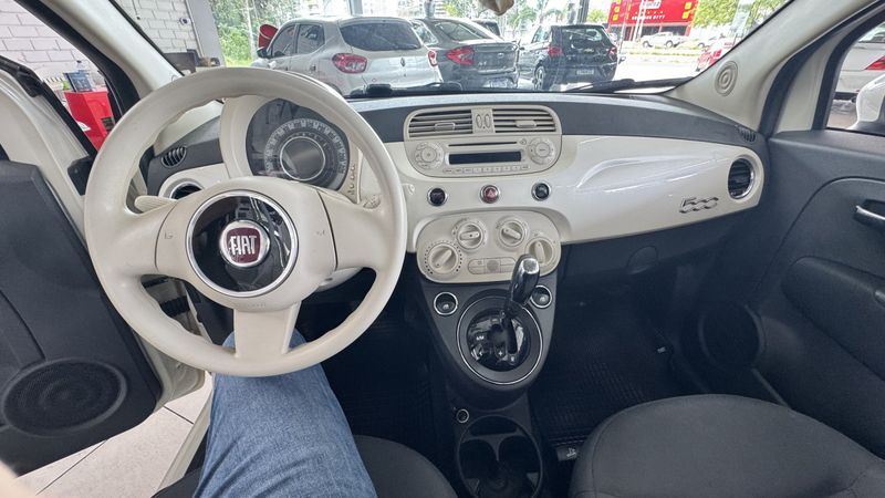 Fiat 500 Cult 1.4 8V EVO Dualogic 2011/2012 CIRNE AUTOMÓVEIS SANTA MARIA / Carros no Vale