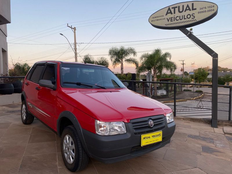 Fiat Uno Mille WAY ECONOMY 1.0 F 2009/2010 ATUAL VEÍCULOS VISTA ALEGRE DO PRATA / Carros no Vale