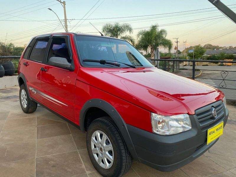 Fiat Uno Mille WAY ECONOMY 1.0 F 2009/2010 ATUAL VEÍCULOS VISTA ALEGRE DO PRATA / Carros no Vale